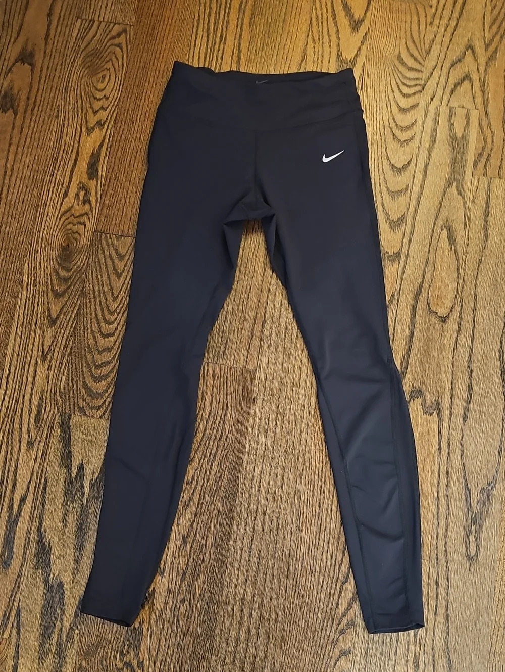 Nike Epic Lux Leggings Dri-Fit Black Running with Mesh Cut Out Design